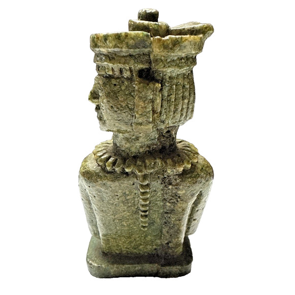 Vintage Chacmool Toltec Mayan Figurine Crushed Stone Resin Composite As Is Read - Picture 7 of 13